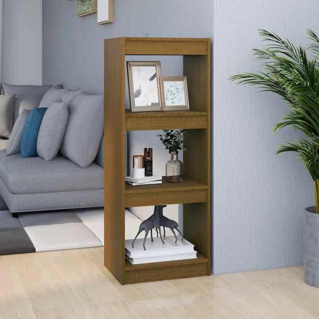 vidaXL Boekenkast/kamerscherm 40x30x103,5 cm grenenhout honingbruin bruin, foto 2