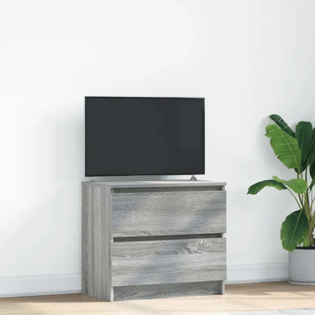 vidaXL Tv-meubel 60x35x54 cm bewerkt hout grijs sonoma eikenkleurig, foto 2