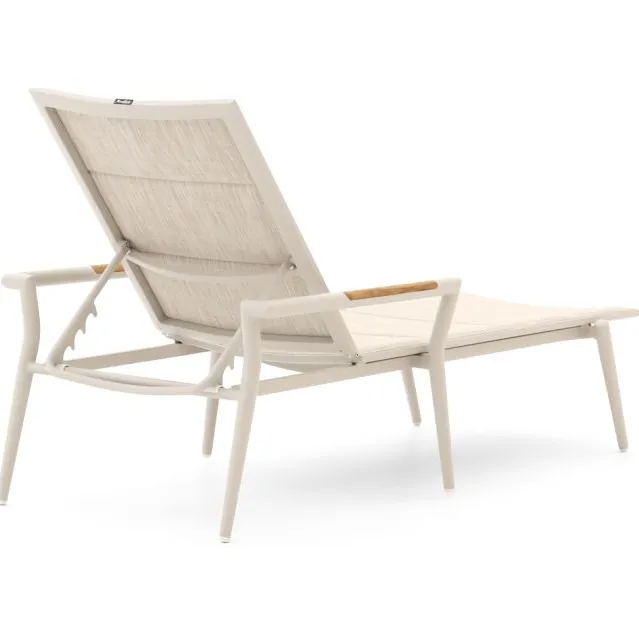 Manifesto Furniture Manifesto Roncade ligbed stapelbaar/verstelbaar taupe, foto 4