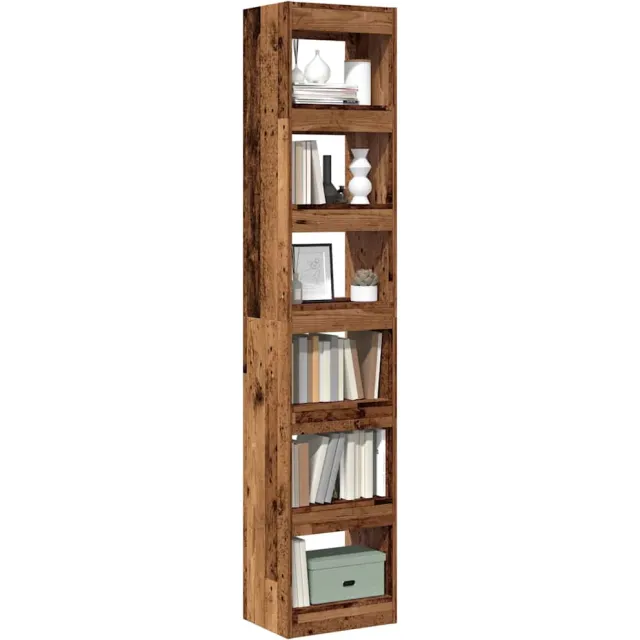 vidaXL Boekenkast/kamerscherm 40x30x198 cm oud houtkleurig Bruin