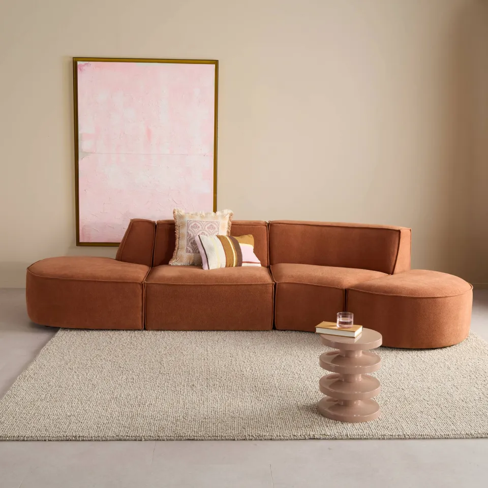NOUS Living Newton 3-zitsbank terra, foto 3