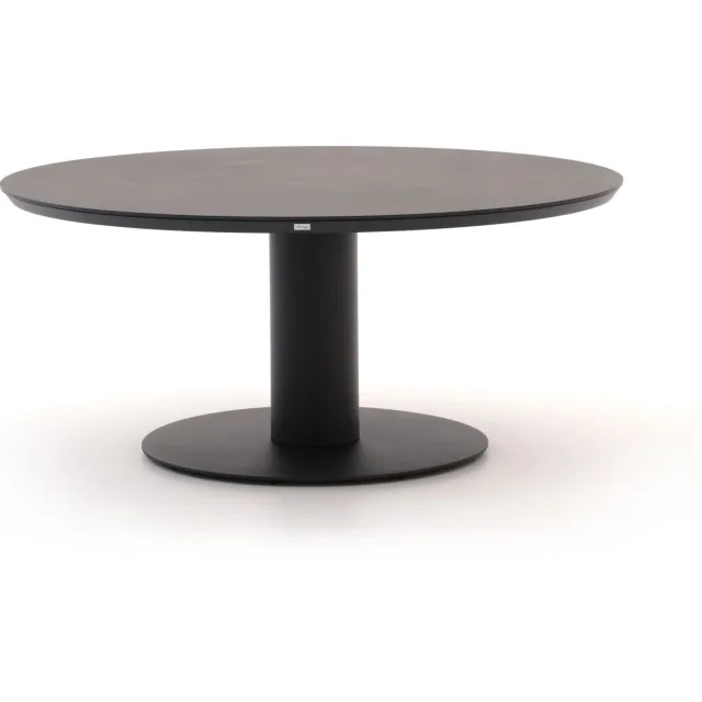 Bellagio tuinmeubelen Bellagio La Fonte low dining tuintafel ø 150cm Zwart