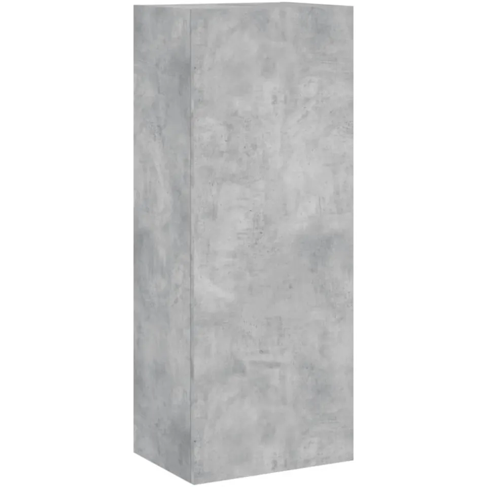 vidaXL Tv-wandmeubel 40,5x30x102 cm bewerkt hout betongrijs