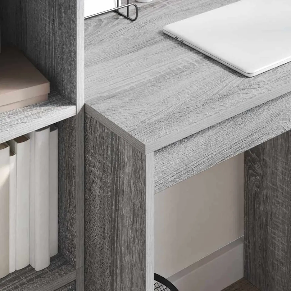 vidaXL Bureau Grijs Sonoma 70 x 50 x 76 cm, foto 4