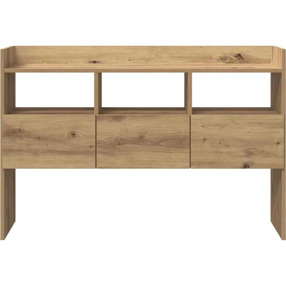 vidaXL Dressoir 105x30x70 cm bewerkt hout artisanaal eikenkleurig Bruin