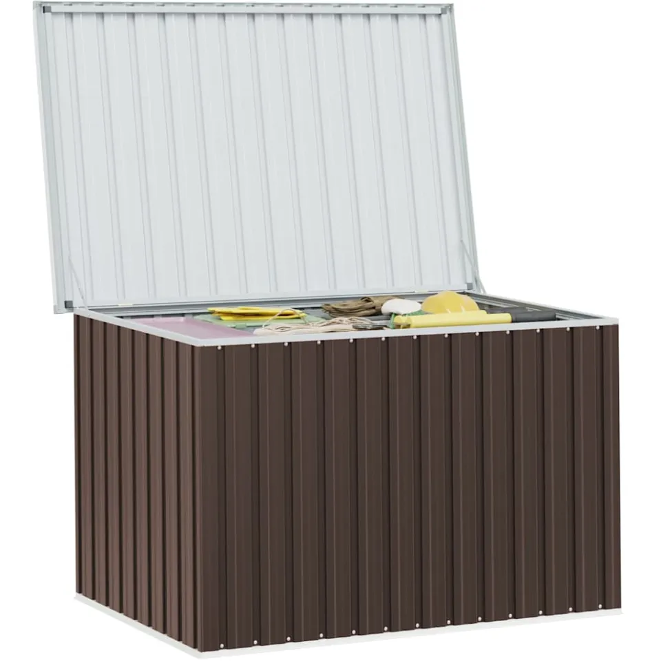 vidaXL Tuinbox 150x101x91 cm bruin
