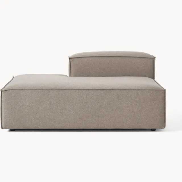 Westwing Collection Chaise module Lennon taupe