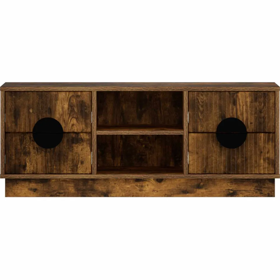 vidaXL Tv-meubel VENRAY 101 x 36,5 x 40 cm Gerookt eiken, foto 3