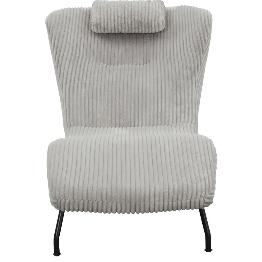 relaxfauteuil Keanan lichtgrijs