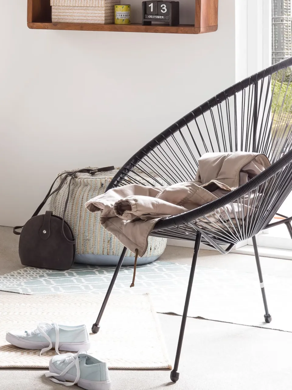 Artistiq Living Justine loungestoel zwart, foto 2
