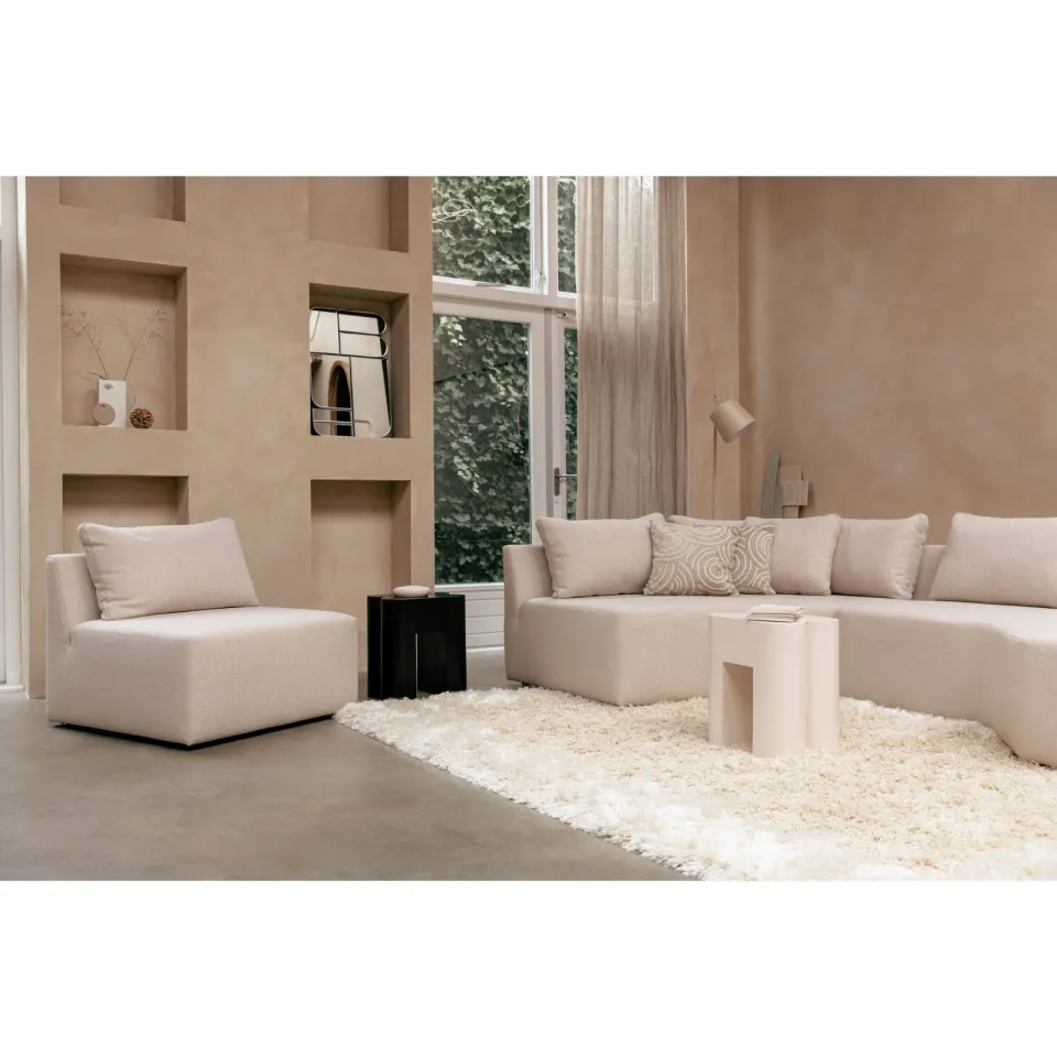 Zuiver Eddy bijzettafel beige, foto 3