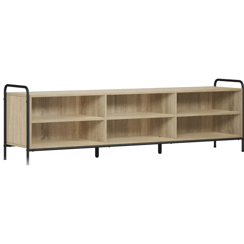 vidaXL Tv-meubel 140 x 39,5 x 50 cm Sonoma Eiken Bewerkt hout, foto 3
