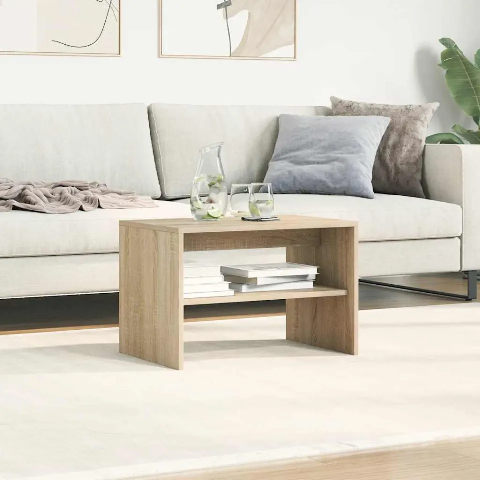 vidaXL Tv-meubel 60x40x40 cm bewerkt hout sonoma eikenkleurig, foto 2