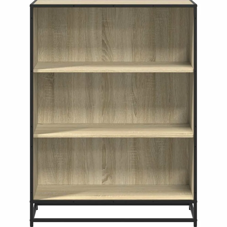 vidaXL Boekenkast 80,5x35x107,5 cm bewerkt hout sonoma eikenkleurig, foto 4