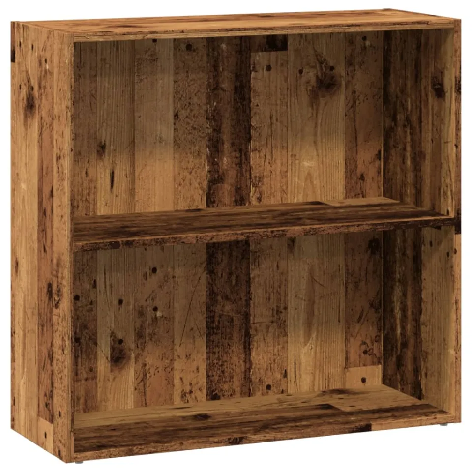 vidaXL Boekenkast 80x30x77 cm bewerkt hout oud houtkleurig bruin, foto 3