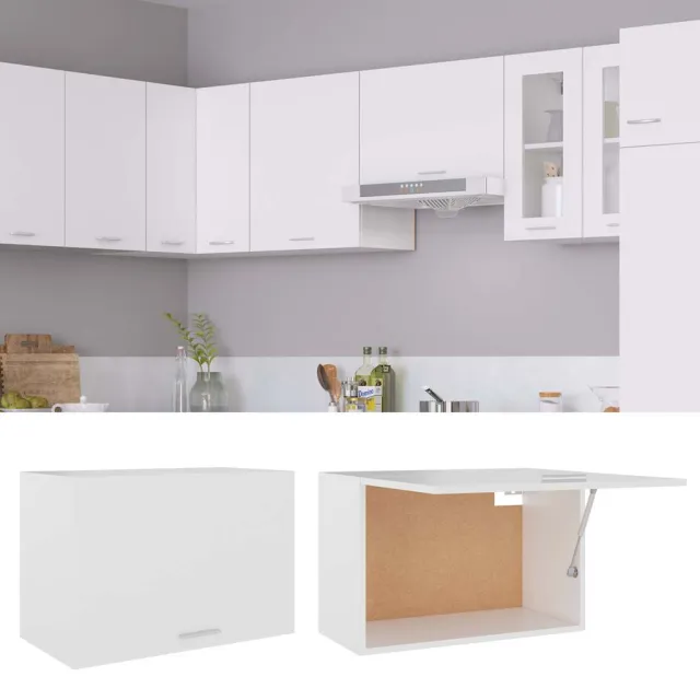 vidaXL Bovenkast Lyon 60x31x40 cm bewerkt hout wit