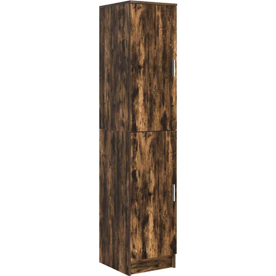 vidaXL Hoge kast Gerookt eiken 35 x 39 x 168 cm Bruin