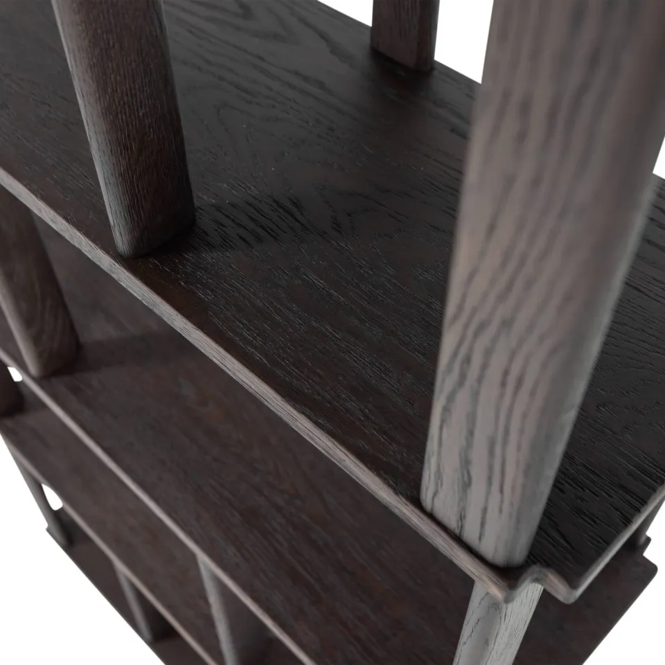 WOOOD Riss boekenkast eiken mystic brown, foto 3
