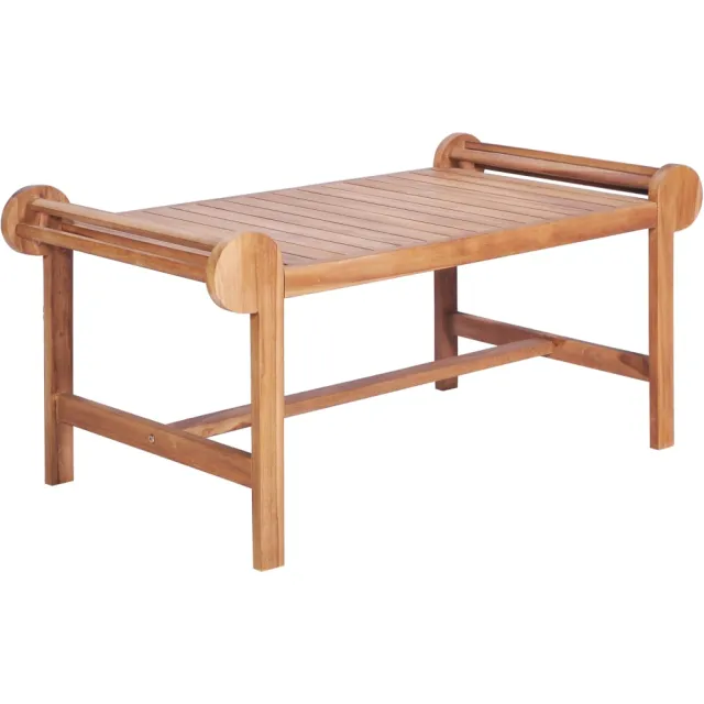 vidaXL Salontafel 100x50x45 cm massief teakhout bruin, foto 2