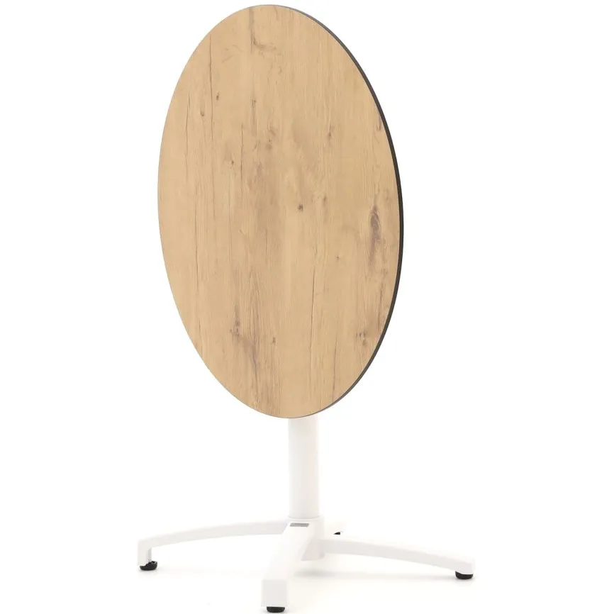 Bellagio tuinmeubelen Bellagio Canzo klaptafel ø 80cm (h:73cm) bruin, foto 4