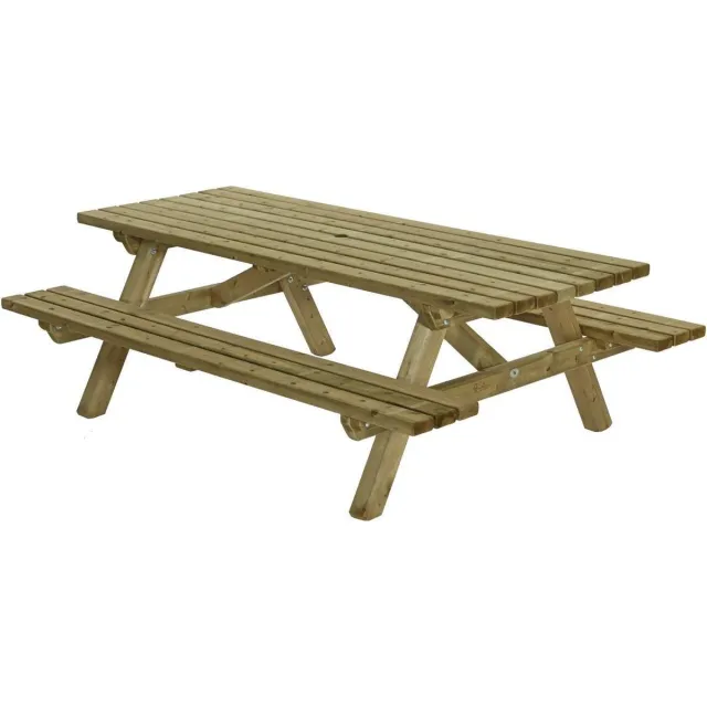 Talen Buitenmeubelen Talen picknicktafel - 230x160 cm Groen