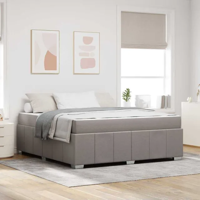 vidaXL Bedframe Taupe 180 x 200 cm Stof