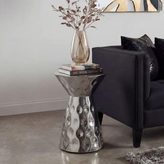 Wohnling Bijzettafel aluminium zilver 36 cm - WL7.659 Zie omschrijving