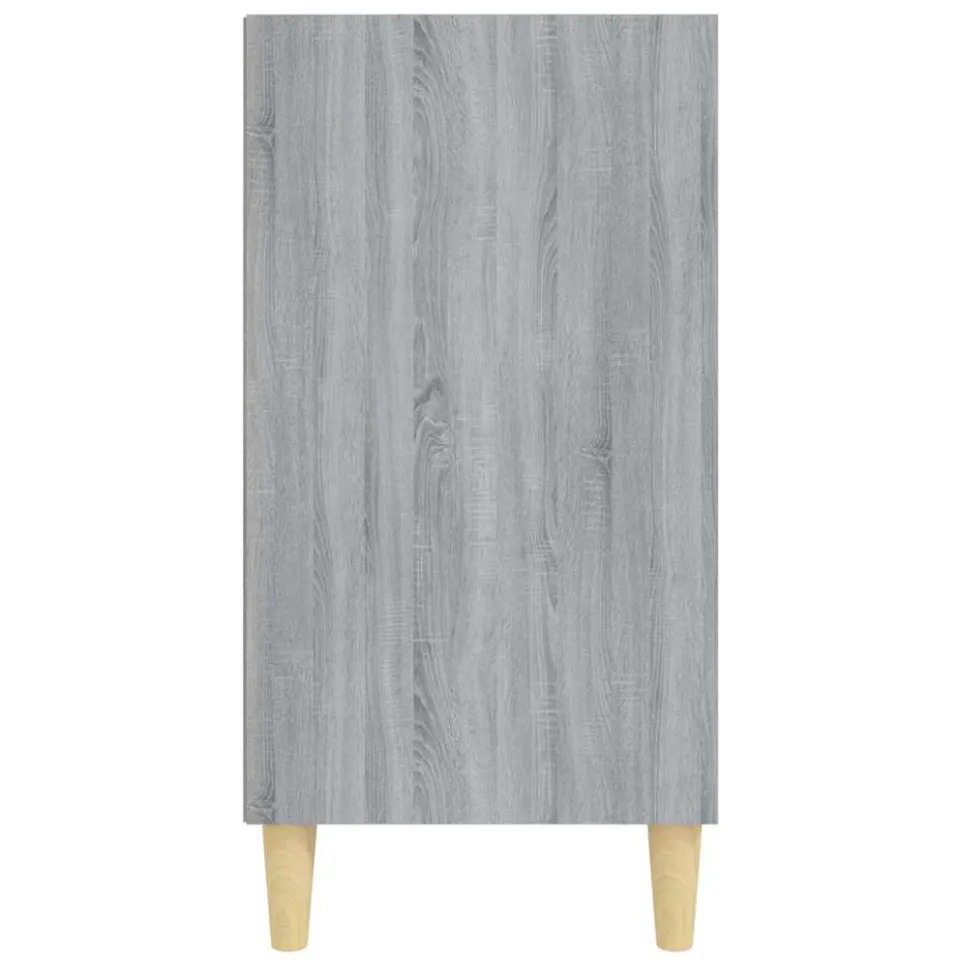 vidaXL Dressoir 57x35x70 cm bewerkt hout grijs sonoma eikenkleurig, foto 4