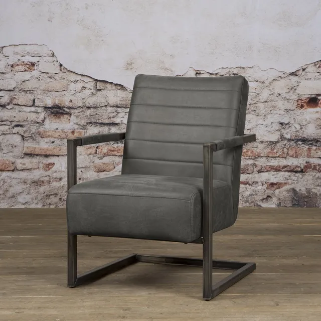 sidd Rocca coffeechair - Bull anthracite