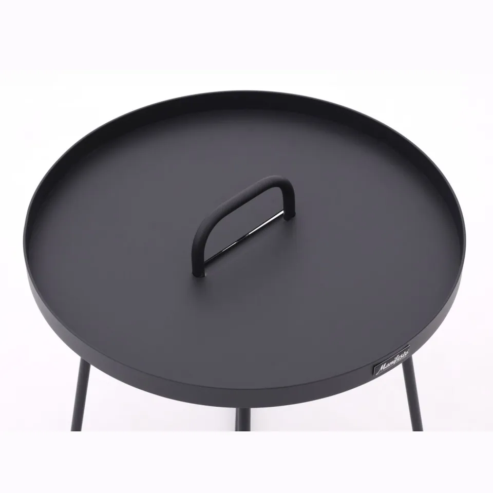 Manifesto Furniture Manifesto Pito bijzet tuintafel ø 50cm (h:55cm) grijs, foto 4