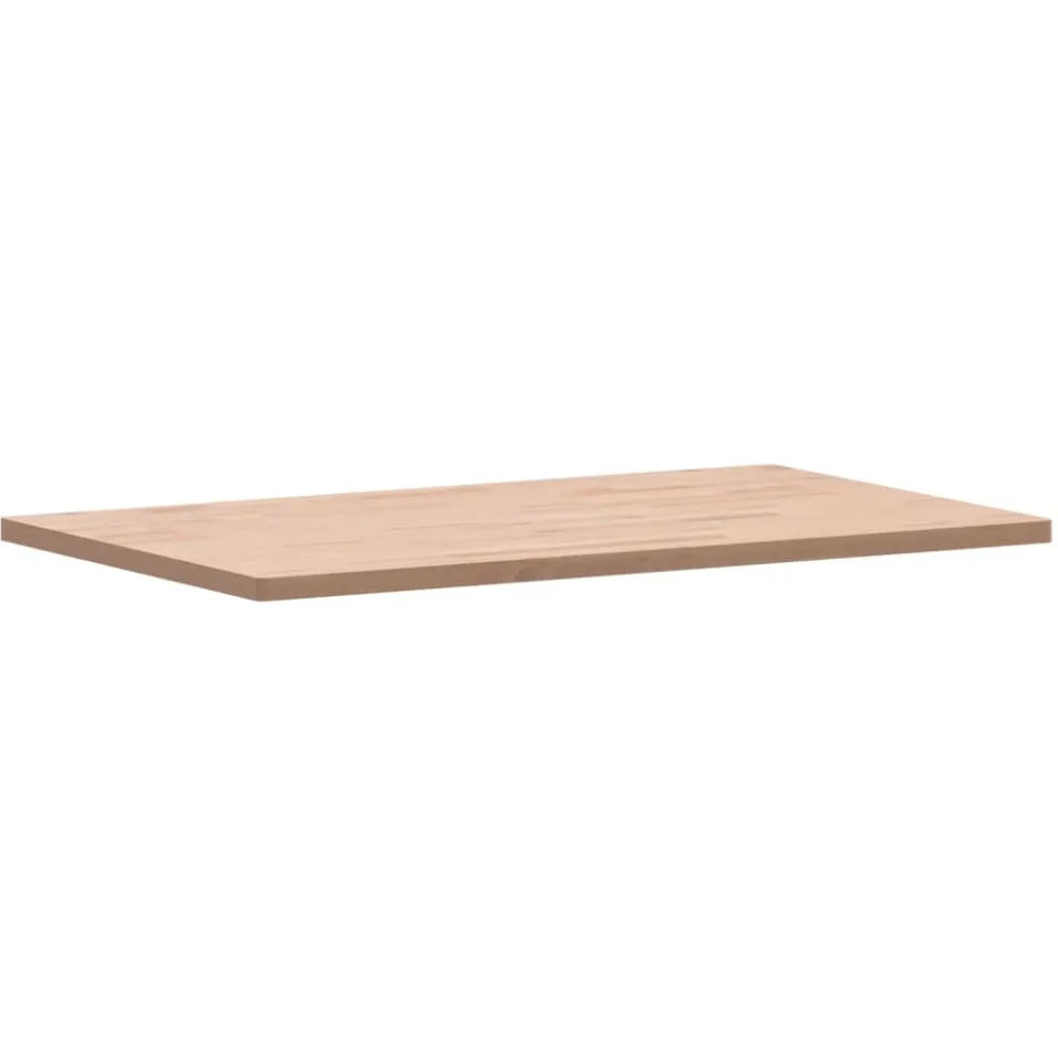vidaXL Tafelblad rechthoekig 100x60x2,5 cm massief beukenhout Bruin