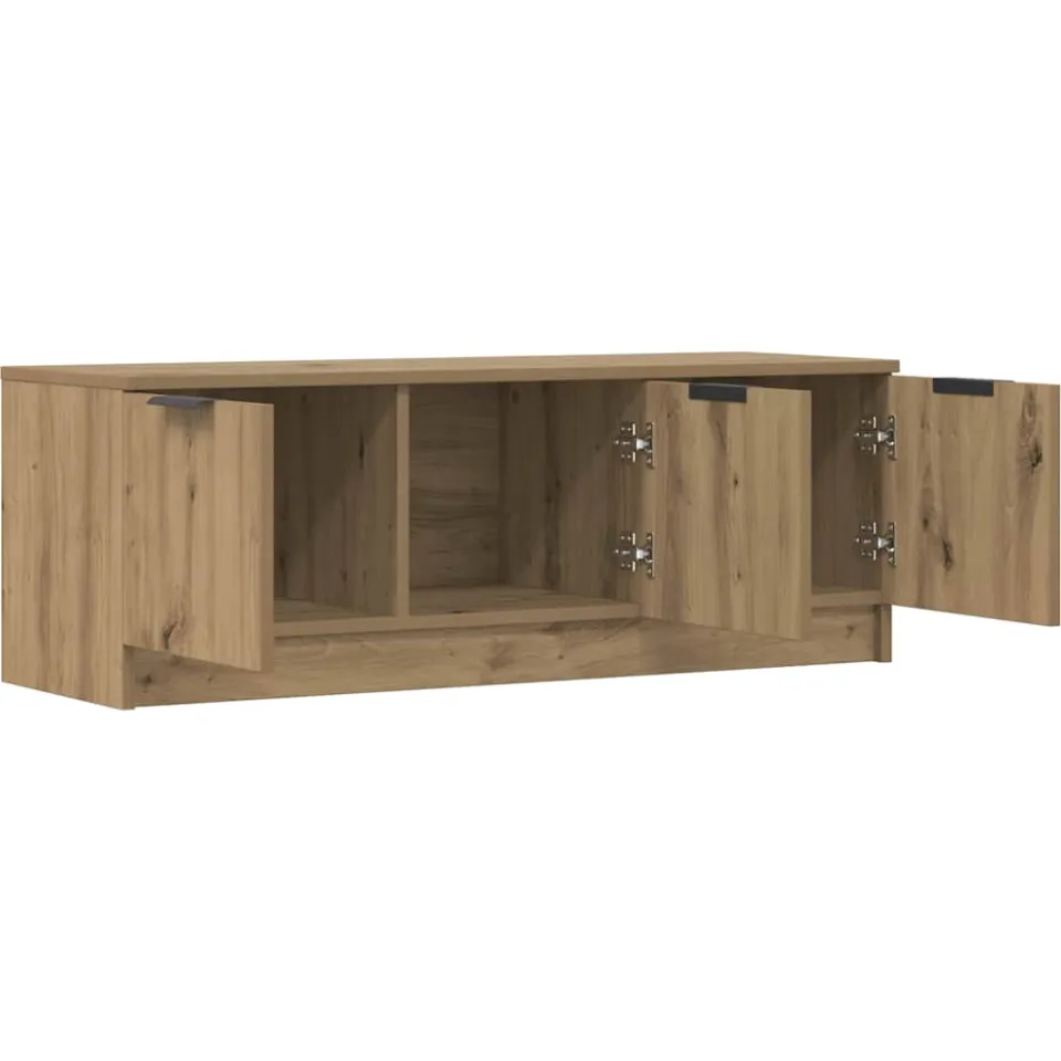vidaXL Tv-meubel 102x35x36,5 cm bewerkt hout artisanaal eikenkleur, foto 4