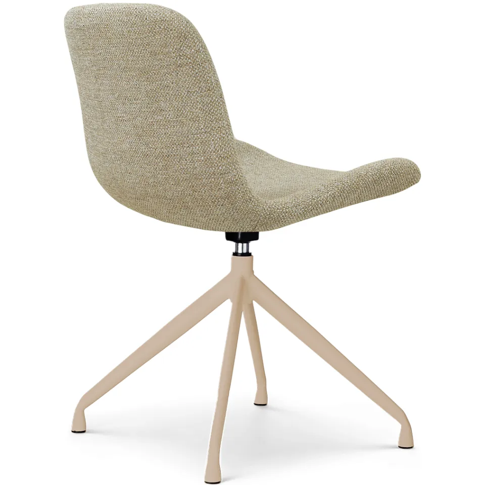 Nolon Nola-Fé draaibare eetkamerstoel taupe melange - beige onderstel, foto 4