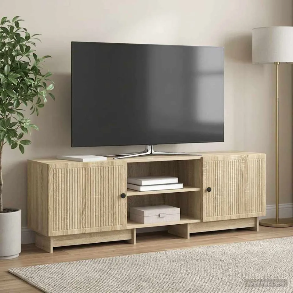 vidaXL TV-kast 150 x 31 x 50 cm Sonoma Eiken Geconstrueerd hout, foto 4