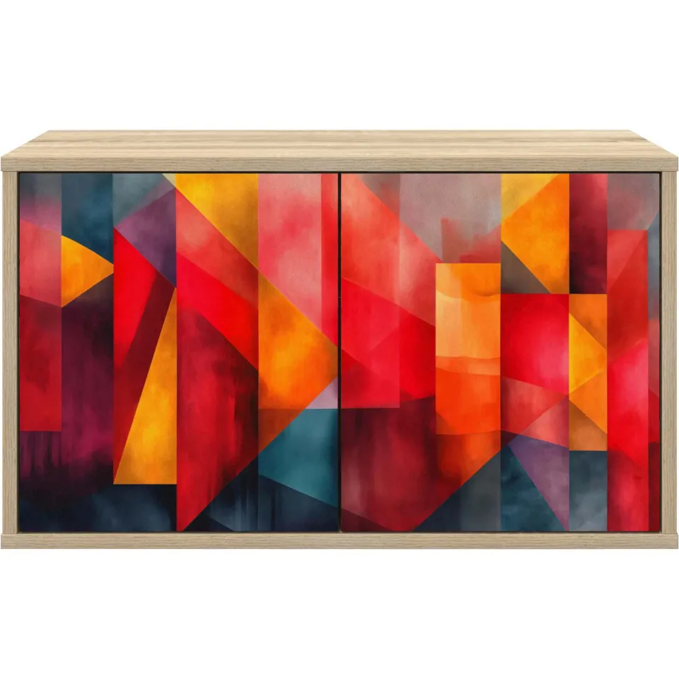 vidaXL Wandgemonteerd tv-meubel HEESCH 69 x 33 x 40 cm Sonoma Eiken, foto 4
