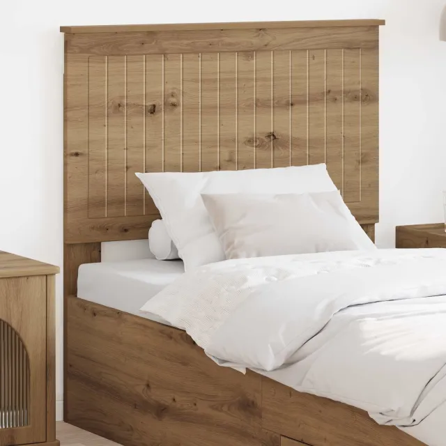 vidaXL Hoofdbord Artisan Eiken Bewerkt hout Bruin