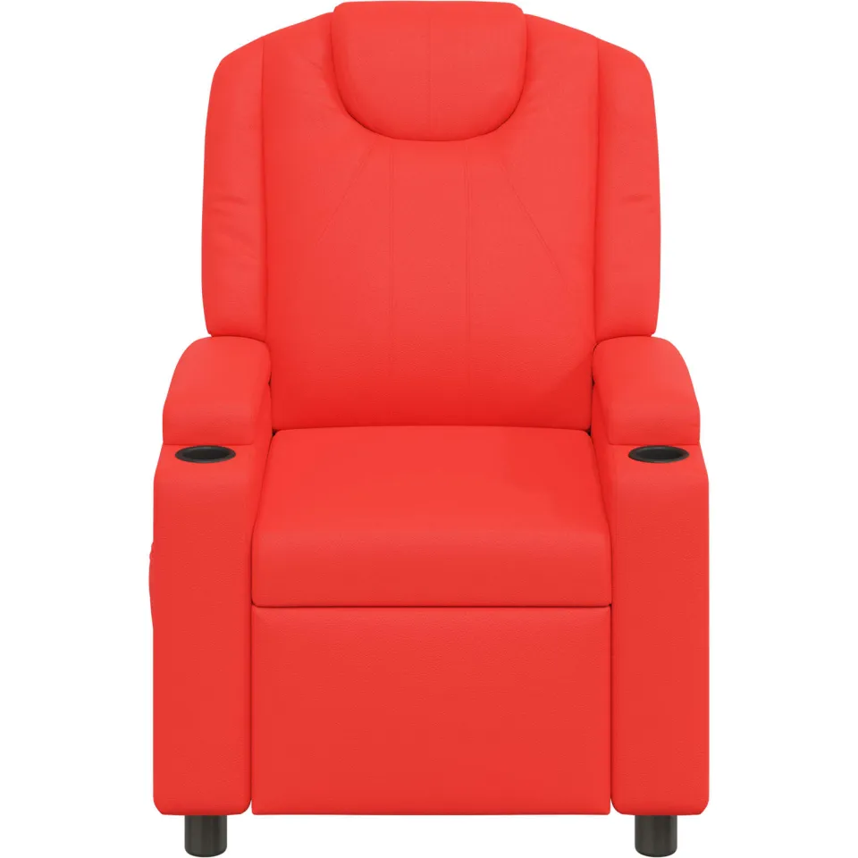 vidaXL Ligstoel Rood 75 x 95 x 106 cm Stof, foto 4