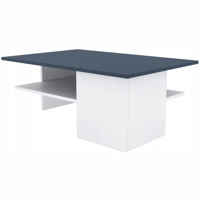 Target Home 2006 - Salontafel - 90 x 60 cm - Wit en grafiet Wit;Grafiet