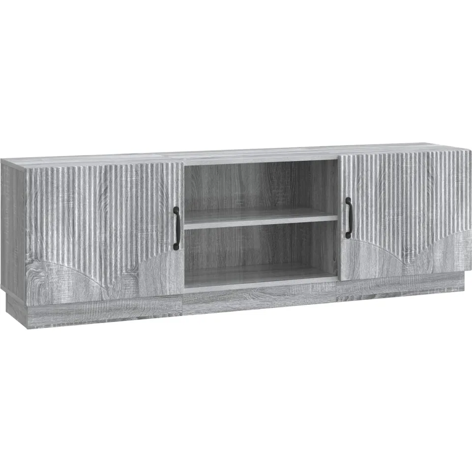 vidaXL TV-kast Grijs sonoma 150 x 31 x 47 cm Bewerkt hout, foto 3