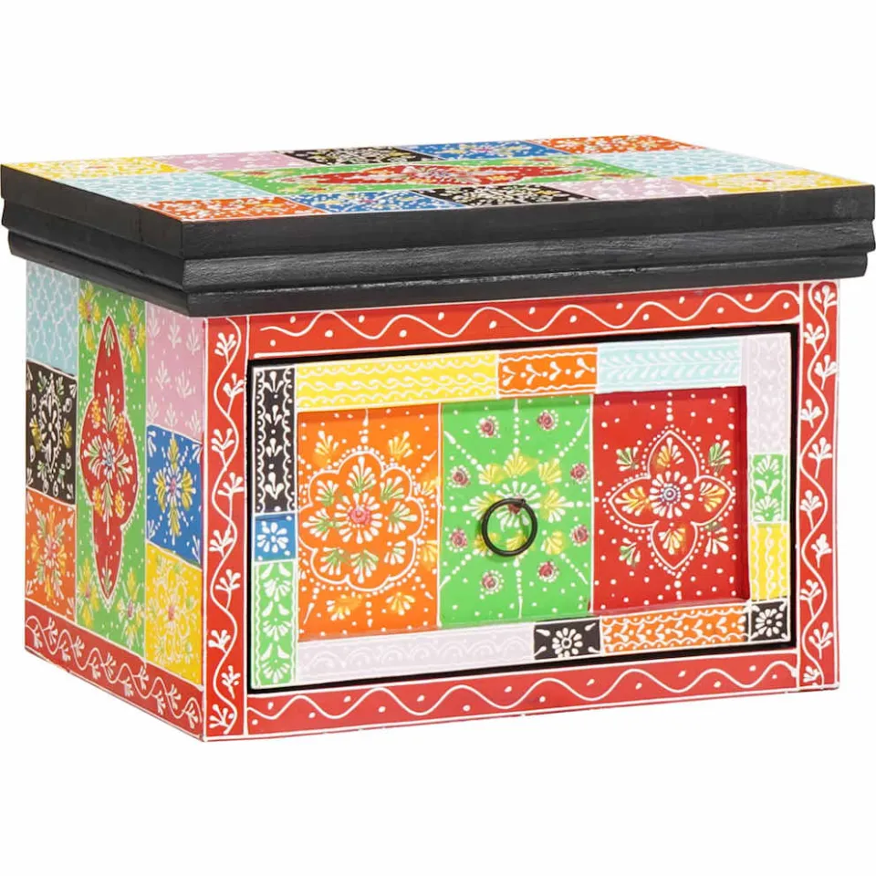 vidaXL Nachtkastje 2 st Multikleur 40 x 30 x 28 cm meerkleurig, foto 2