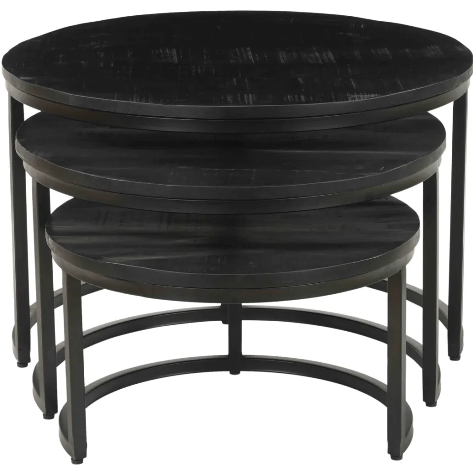 salontafelset Nolan zwart, foto 3