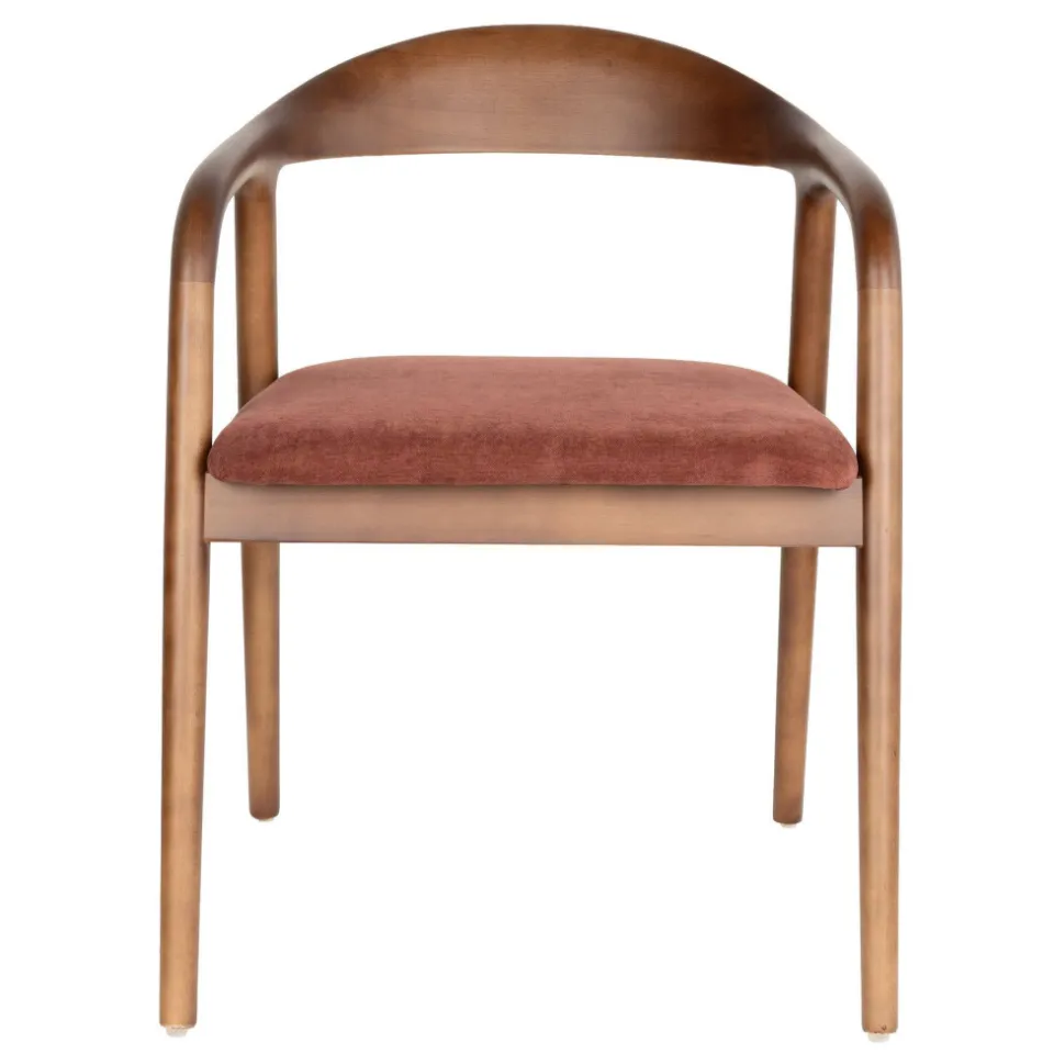 Housecraft Living Melody eetkamerstoel met armleuningen rood, foto 2