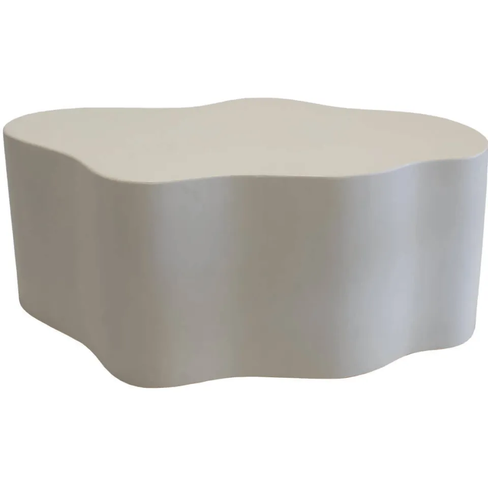 Giga Meubel Salontafel Marly - Organisch Wit Composiet - 100x70x41cm, foto 5