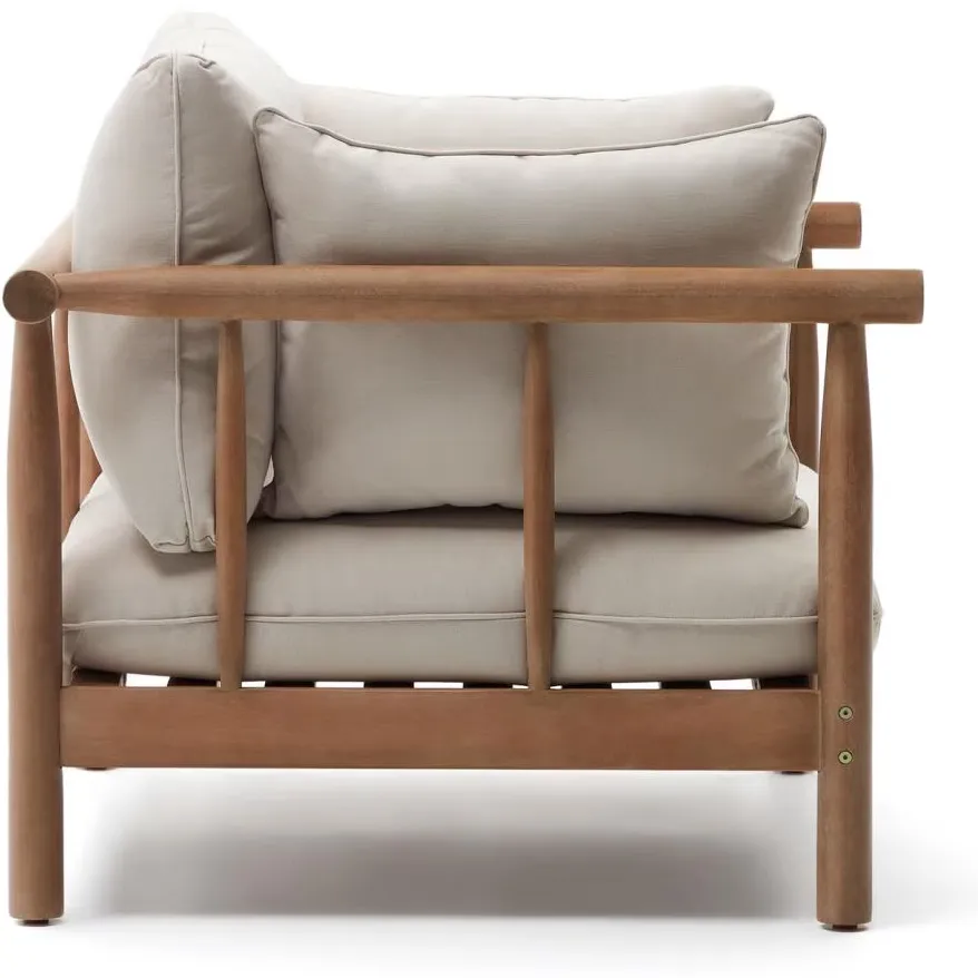Kave Home Sacova tuinfauteuil beige, foto 3