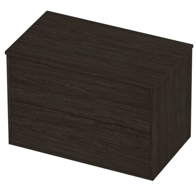 Proline Deck Badmeubelset Voor Grepen Symmetrisch Kader 80x46x54 cm Mokka Oak Eiken