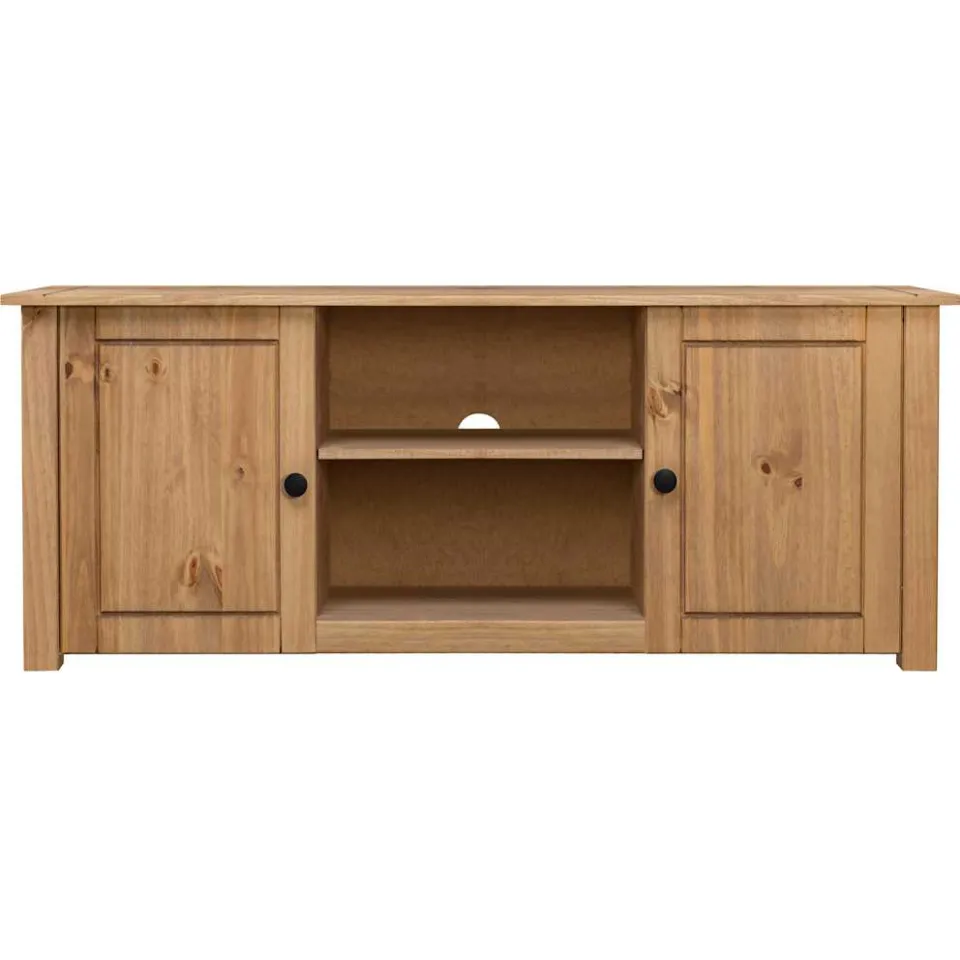 vidaXL Tv-kast Panama Range 120x40x50 cm massief grenenhout bruin, foto 2