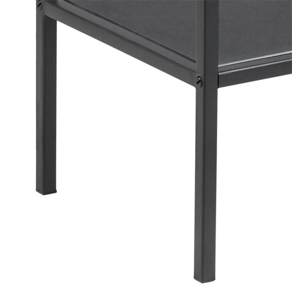 Lisomme Vic houten keuken trolley zwart - 60 x 75 cm, foto 4