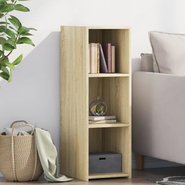 vidaXL Dressoir 30x41x93 cm bewerkt hout sonoma eikenkleurig Bruin
