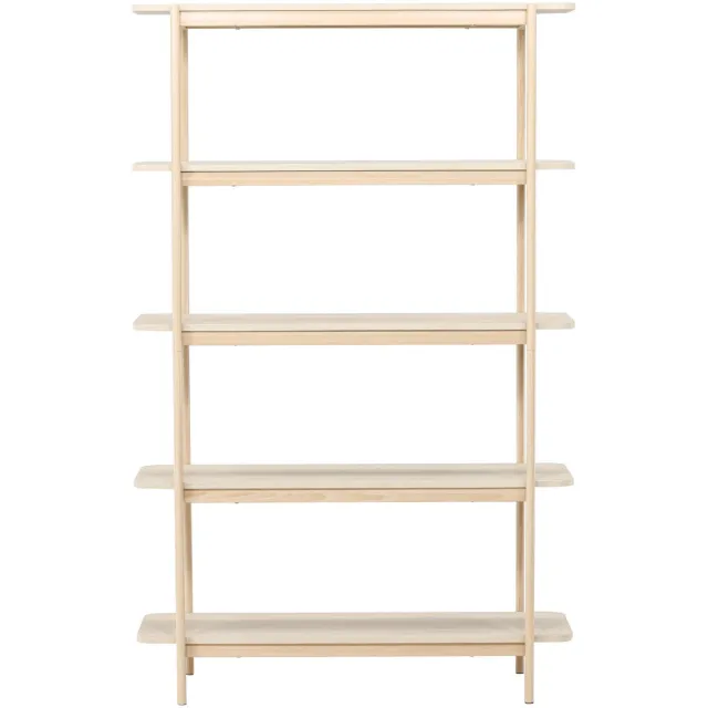 Nest of Nora Boekenkast Molde - 190 cm - FSC Hout - Witwash Gebroken wit