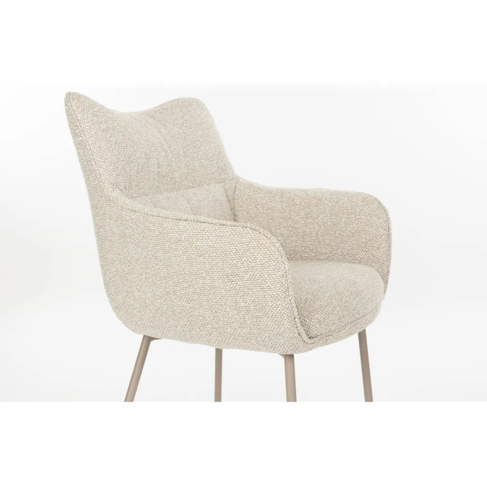 Housecraft Living Jacques eetkamerstoel beige, foto 4